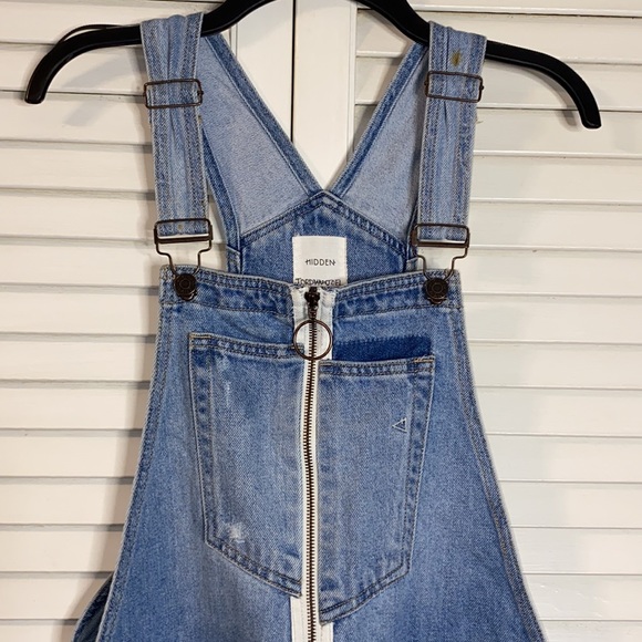 HIDDEN Denim Overall Skirt - Picture 6 of 15